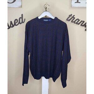 New MunsingWear Blue/Maroon Sweater Men's Size XL